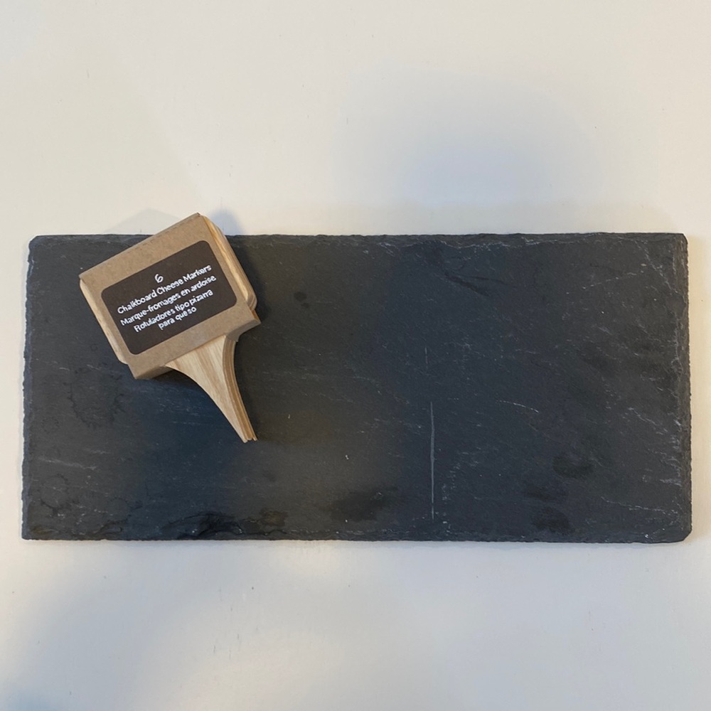 Crate & Barrel slate cheese board